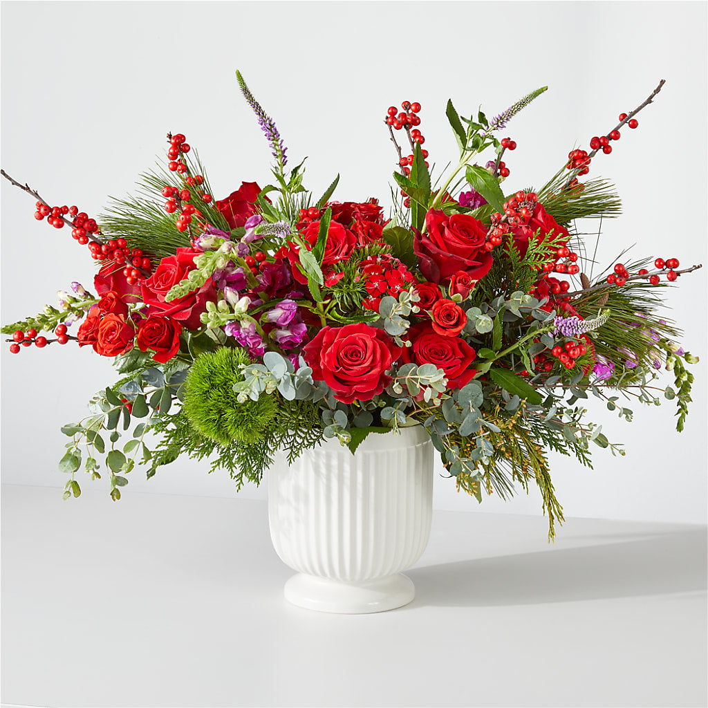 Big Red Bow Bouquet – Safeway Norcal, Pleasanton CA