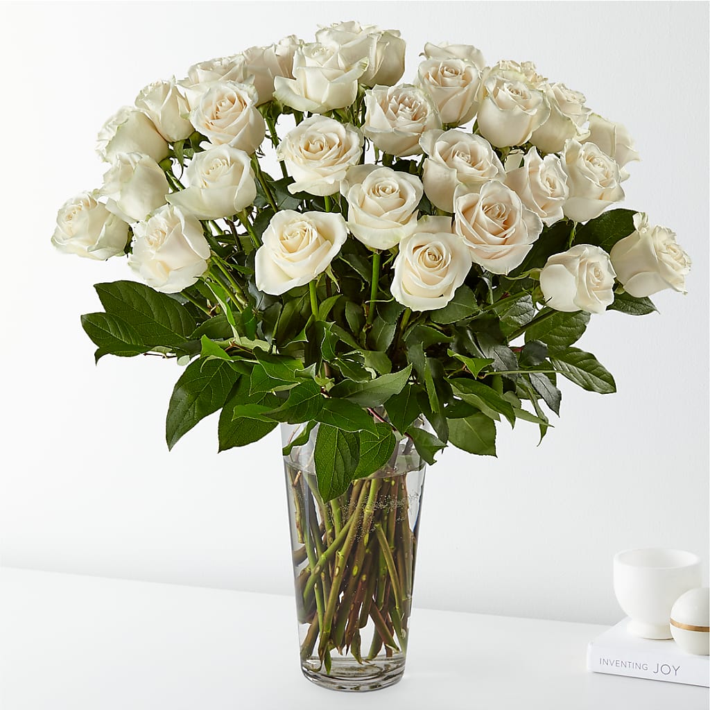 Long Stem White Rose Bouquet – Safeway Norcal, Pleasanton CA