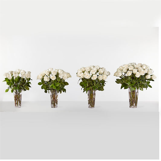 Long Stem White Rose Bouquet – Safeway Norcal, Pleasanton CA