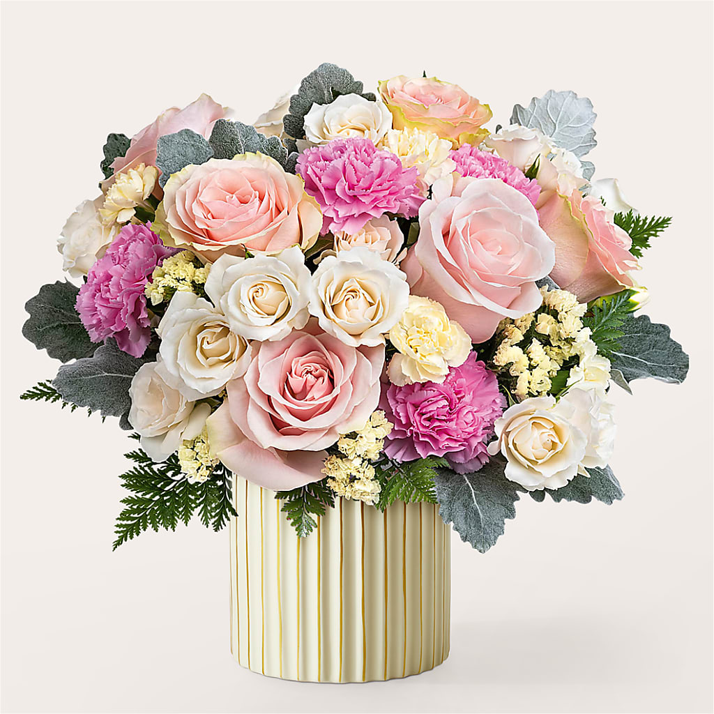 Blissful Moments Bouquet with Ivory Vase – Safeway Norcal, Pleasanton CA