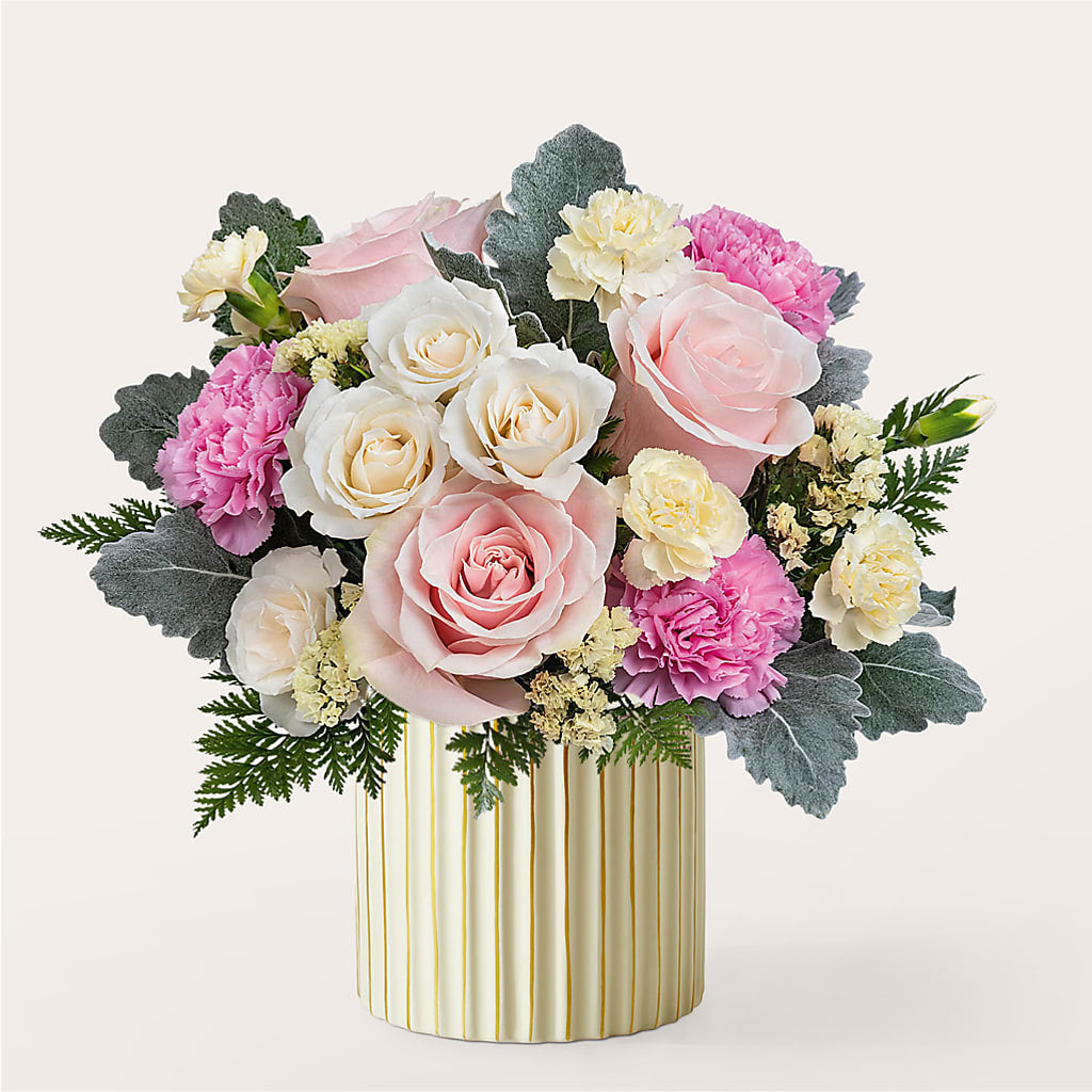 Blissful Moments Bouquet with Ivory Vase – Safeway Norcal, Pleasanton CA