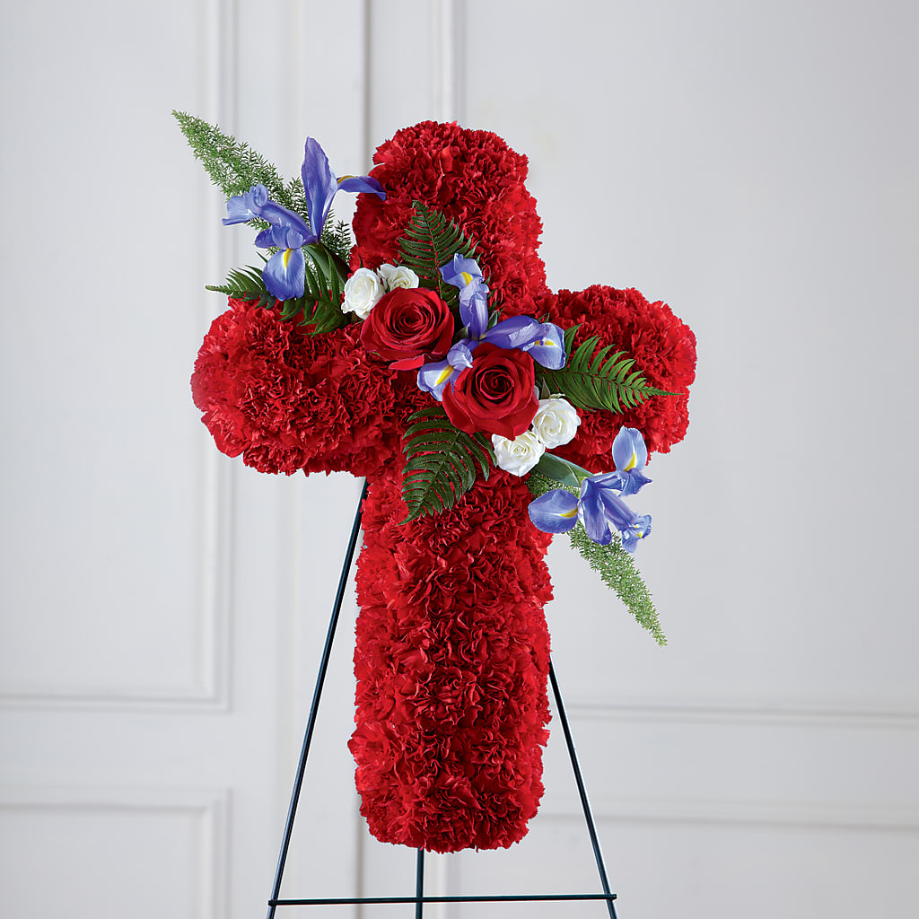 Faithful Hero Floral Cross – Safeway Norcal, Pleasanton CA