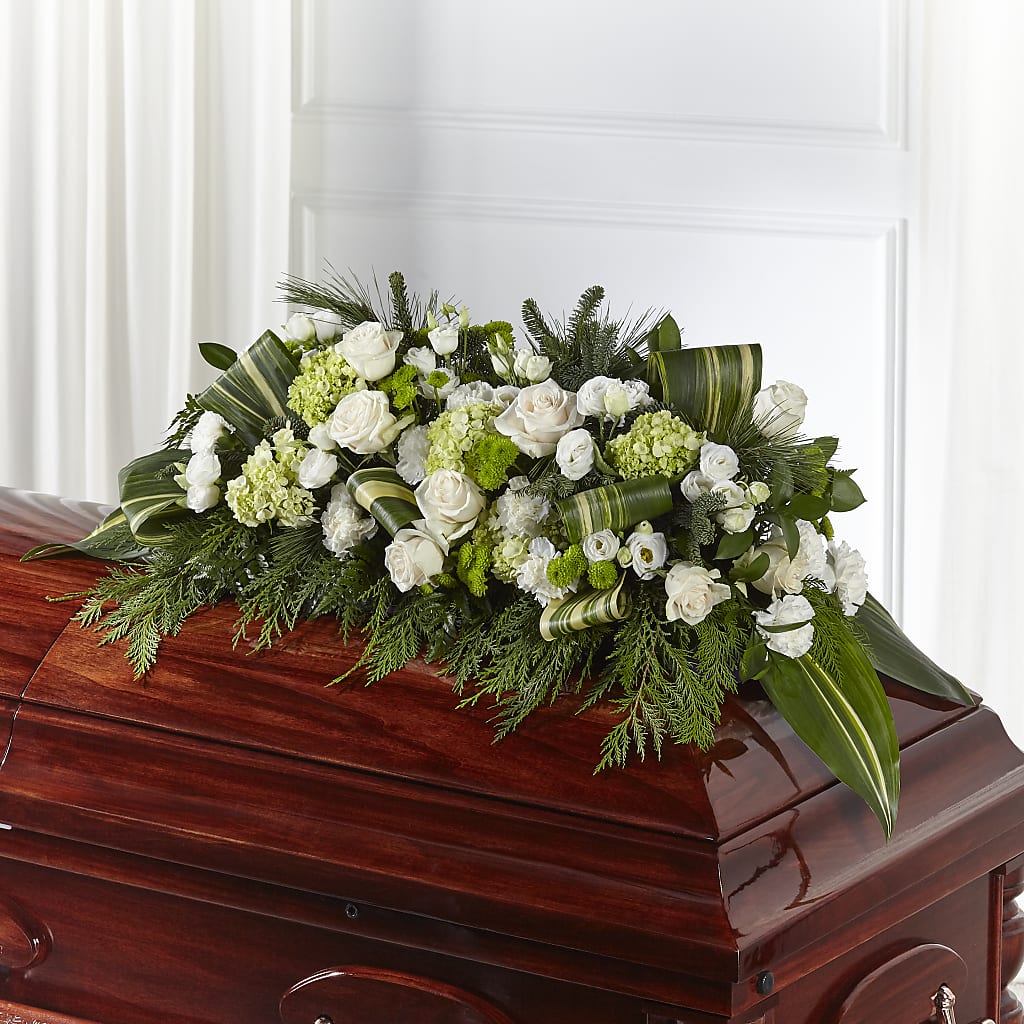 Hopeful Gesture Casket Spray – Safeway Norcal, Pleasanton CA