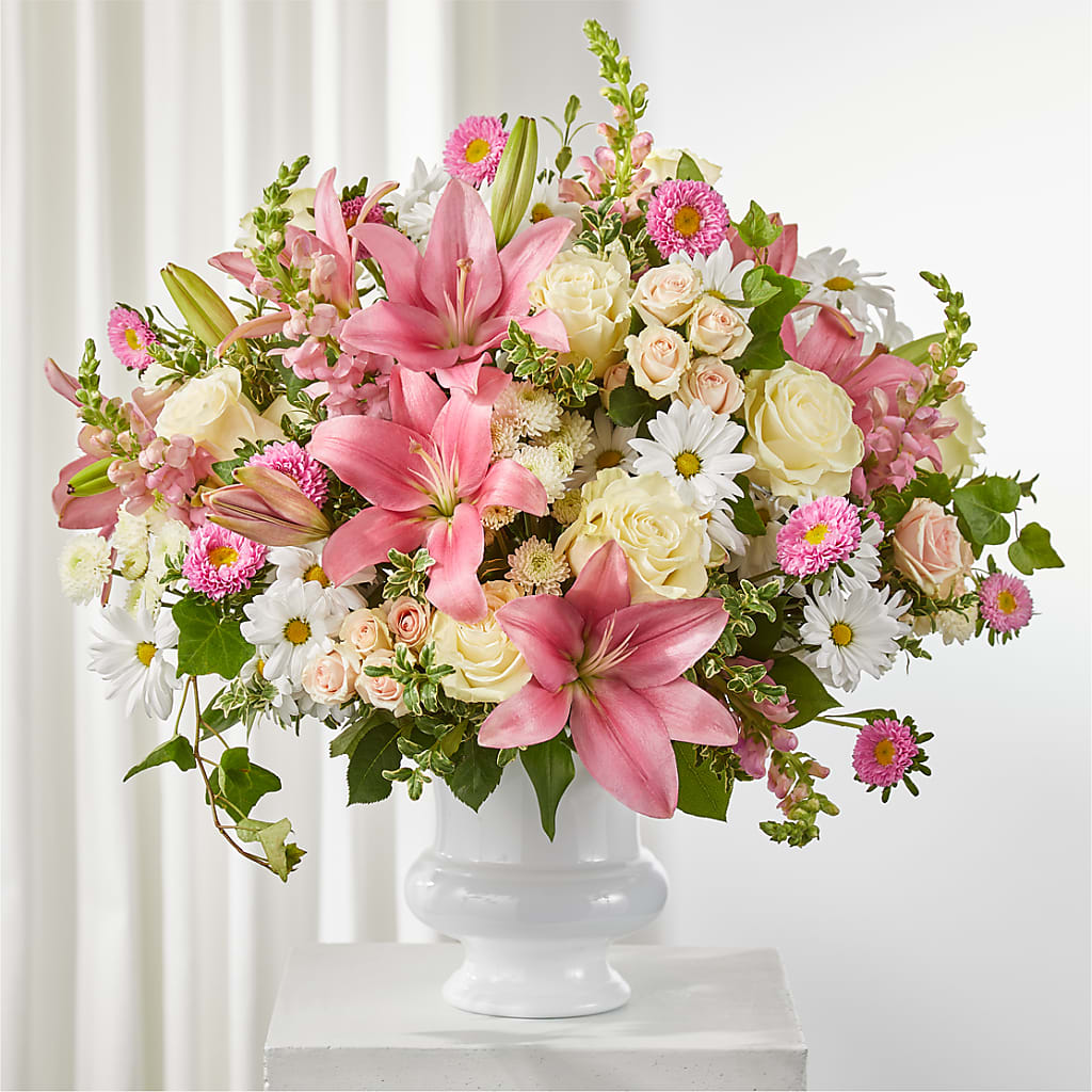 Empathetic Blooms Urn Arrangement – Safeway Norcal, Pleasanton CA