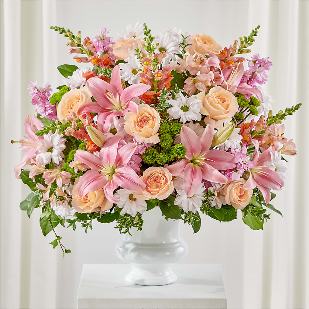 Heartfelt Gesture Urn Arrangement – Safeway Norcal, Pleasanton CA
