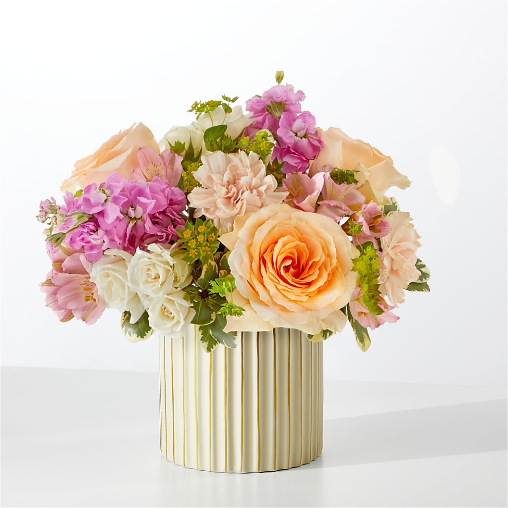 Paradise Bouquet with Ivory Vase – Safeway Norcal, Pleasanton CA
