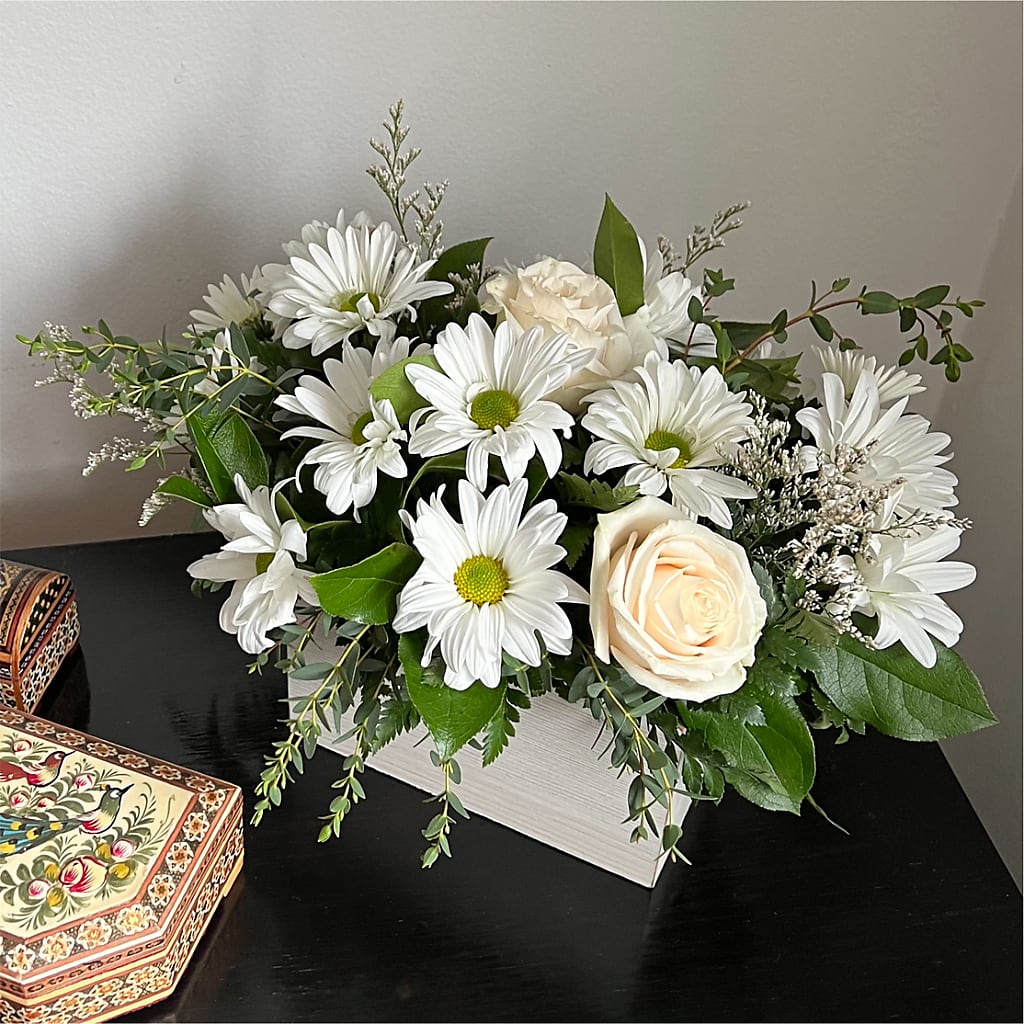 Fresh Linen Box Bouquet –  Safeway Norcal, Pleasanton CA