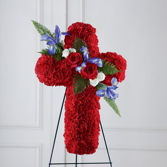 Faithful Hero Floral Cross –  Safeway Norcal, Pleasanton CA