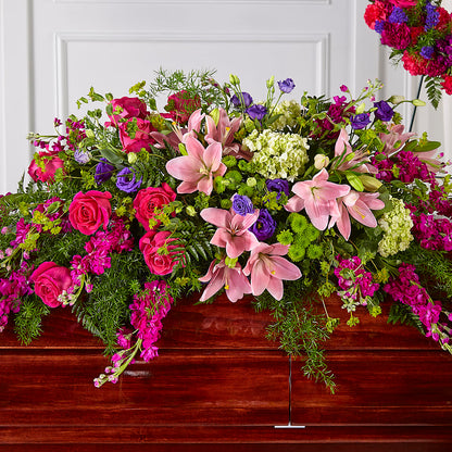 Radiant Tribute Casket Spray –  Safeway Norcal, Pleasanton CA