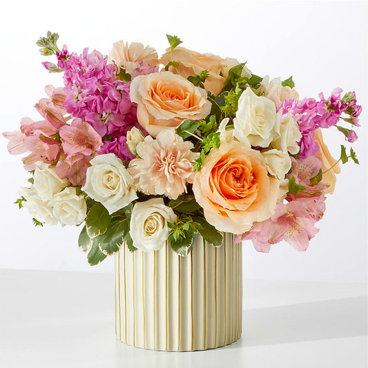 Paradise Bouquet with Ivory Vase –  Safeway Norcal, Pleasanton CA