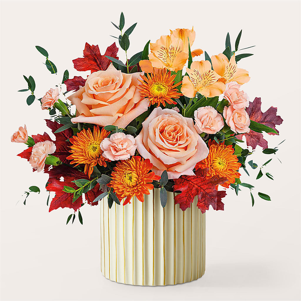 Spiced Latte Bouquet with Ivory Vase –  Safeway Norcal, Pleasanton CA