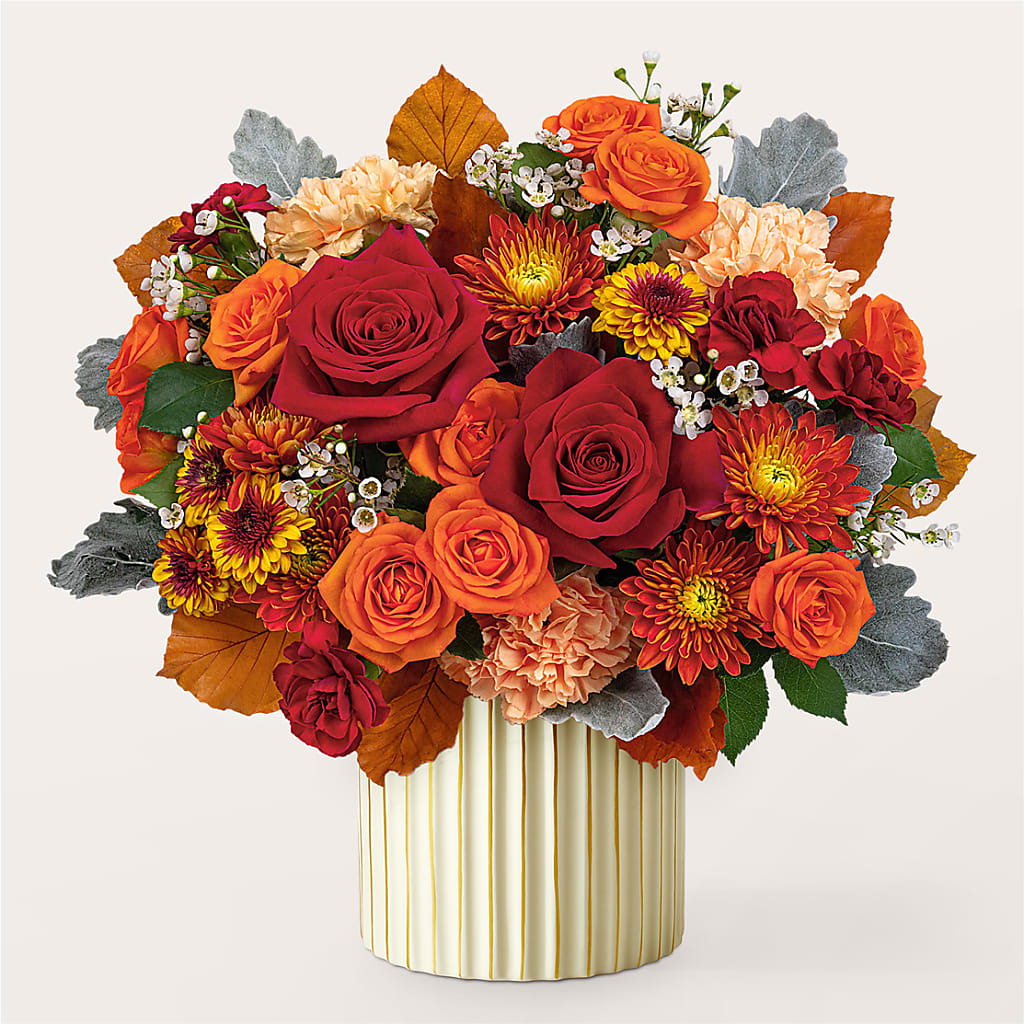 Merlot Bouquet with Ivory Vase –  Safeway Norcal, Pleasanton CA