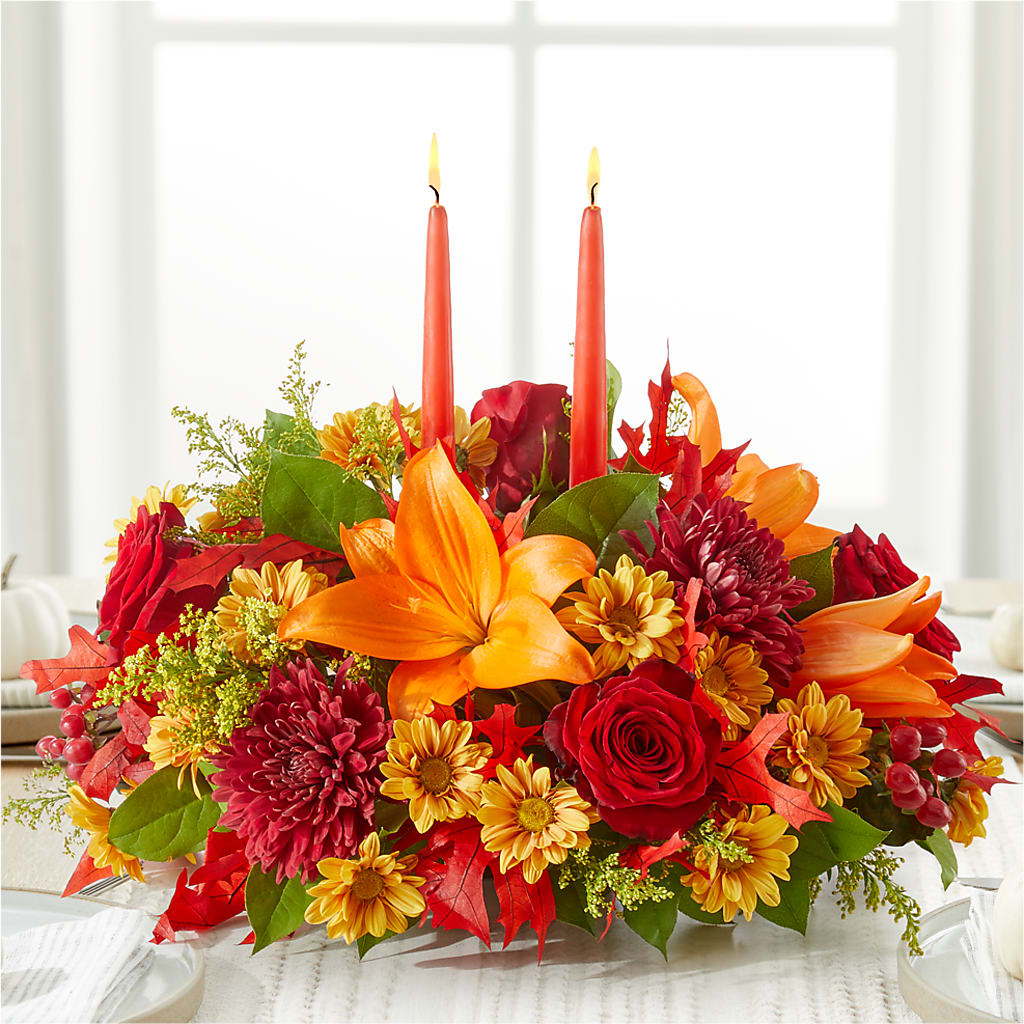 Autumn's Embrace Centerpiece –  Safeway Norcal, Pleasanton CA