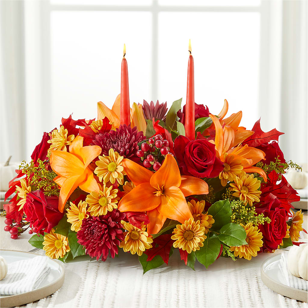 Autumn's Embrace Centerpiece –  Safeway Norcal, Pleasanton CA